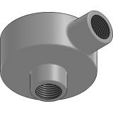 20mm Galvanised Conduit Terminal Back Outlet Box